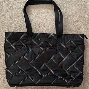 Lug Skyliner Black Rainbow stitch